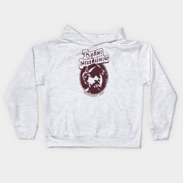 TYLER CHILDERS Kids Hoodie by Kurasaki